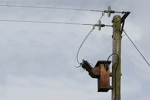 Image of the killer pole which electrocuted Jimmy